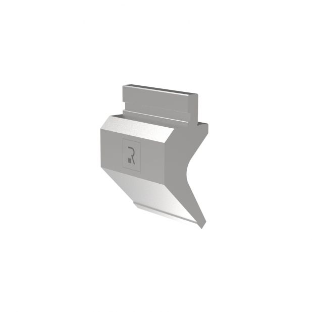 Bovengereedschap R1 A Eurostyle type met werkhoogte=104,91mm, α=90°, Radius=0,2mm, Gereedschapsstaal=42Cr, M