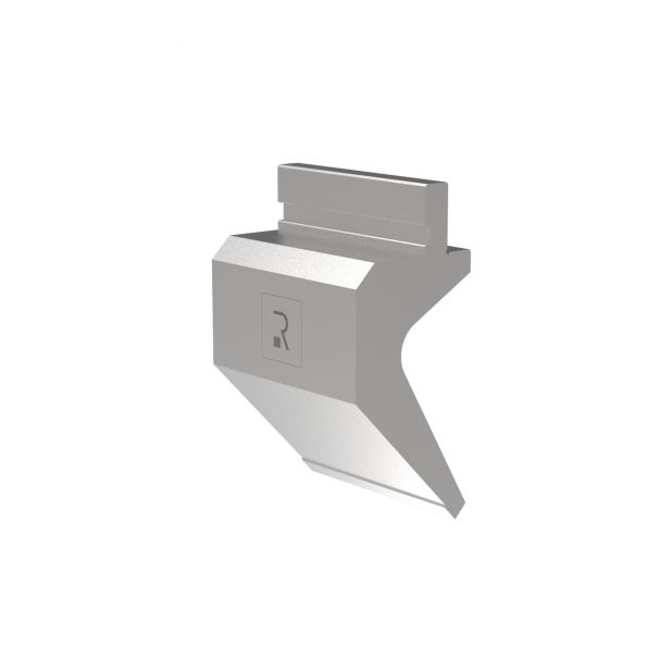 Bovengereedschap R1 A Eurostyle type met werkhoogte=120mm, α=88°, Radius=0,2mm, Gereedschapsstaal=42Cr, Max.