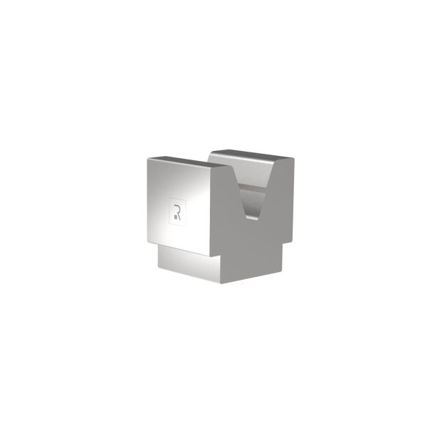 1-V Matrijs R1 A Eurostyle type met hoogte=80mm, α=45°, Radius=5mm, Gereedschapsstaal=C45, Max. capaciteit=7