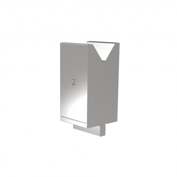 Matrijs R4 type met werkhoogte=130mm, α=78°, Radius=5mm, Gereedschapsstaal=42Cr, Max. capaciteit=1500kN/m.