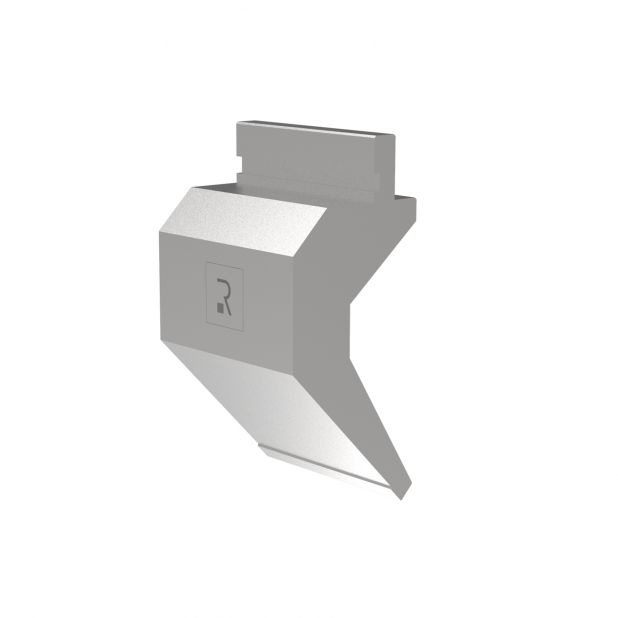 Bovengereedschap R1 Eurostyle type met werkhoogte=145mm, α=88°, Radius=0,8mm, Gereedschapsstaal=C45, Max. ca