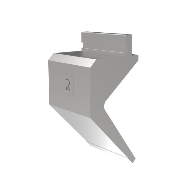 Bovengereedschap R1 Eurostyle type met werkhoogte=166,6mm, α=88°, Radius=0,6mm, Gereedschapsstaal=C45, Max.