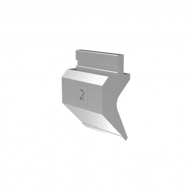 Bovengereedschap R1 Eurostyle type met werkhoogte=104,65mm, α=88°, Radius=0,8mm, Gereedschapsstaal=C45, Max.