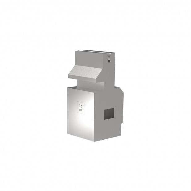 Pneumatische dichtdrukmatrijs R1 Eurostyle type met hoogte=110mm, α=26°, Radius=1,5mm, Gereedschapsstaal=42C