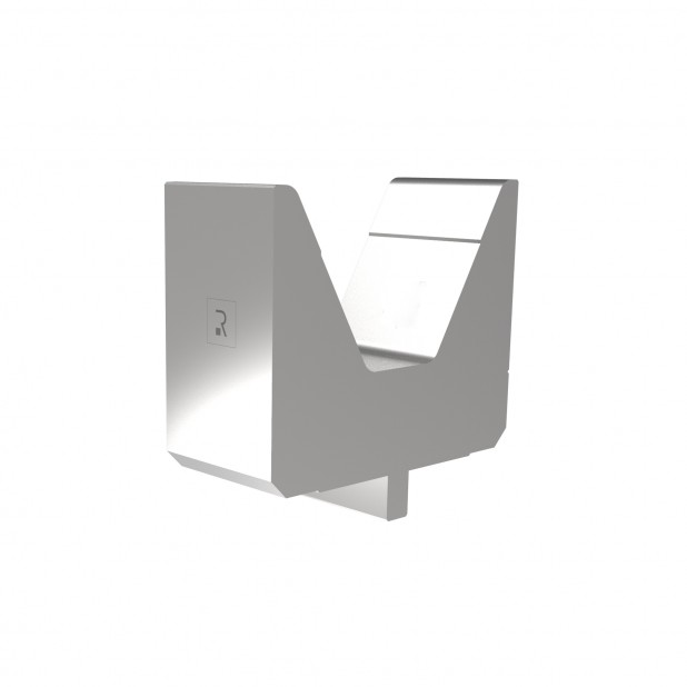 Matrijs R2 type met werkhoogte=120mm, α=60°, Radius=8mm, Gereedschapsstaal=42Cr, Max. capaciteit=1600kN/m.