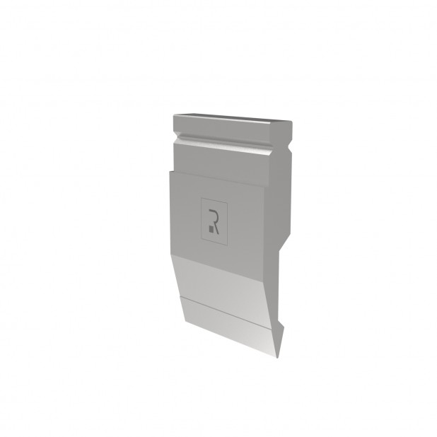 Bovengereedschap R2 type met werkhoogte=120mm, α=28°, Radius=1mm, Gereedschapsstaal=42Cr, Max. capaciteit=60