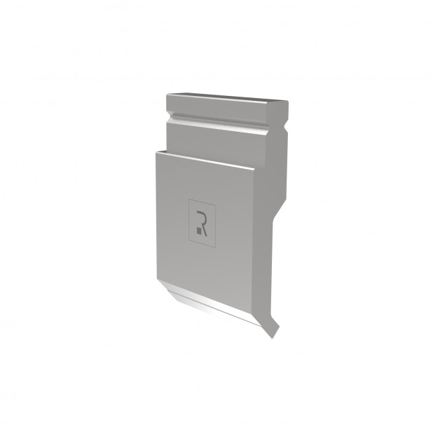 Bovengereedschap R2 type met werkhoogte=120mm, α=86°, Radius=1mm, Gereedschapsstaal=42Cr, Max. capaciteit=80