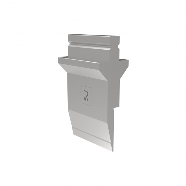 Bovengereedschap R2 type met werkhoogte=140mm, α=28°, Radius=1mm, Gereedschapsstaal=42Cr, Max. capaciteit=40