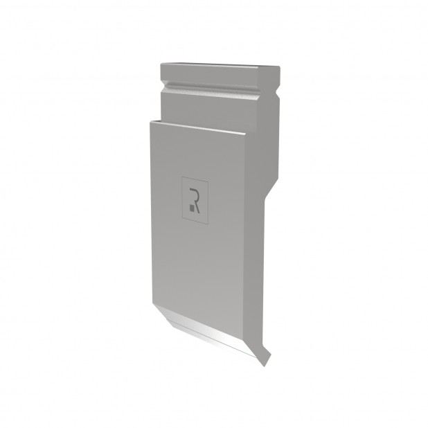 Bovengereedschap R2 type met werkhoogte =163mm, α=80°, Radius=1mm, Gereedschapsstaal=42Cr, Max. capaciteit=8