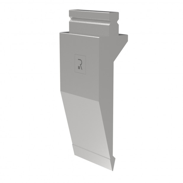 Bovengereedschap R2 type met werkhoogte=220mm, α=28°, Radius=1mm, Gereedschapsstaal=42Cr, Max. capaciteit=60